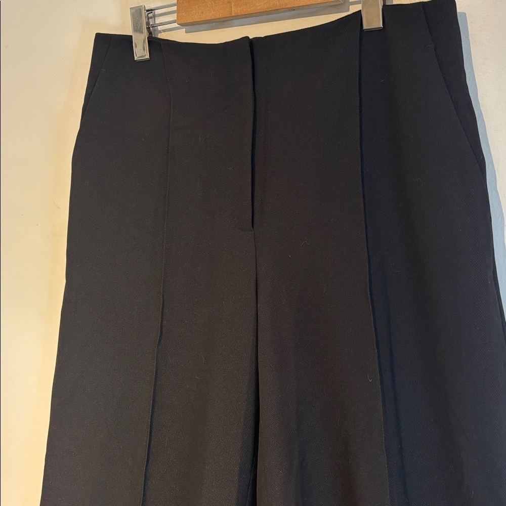 Aligne Kai Low-Rise Wide-Leg Trousers black US8 NWT - Picture 4 of 16